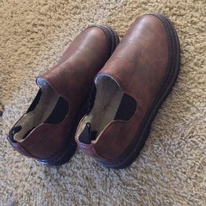 Leather Outside Boots